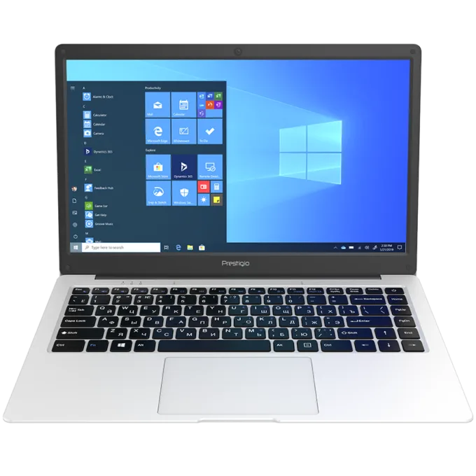 Prestigio SmartBook 133 C4, 14.1"(1366*768) TN, Windows 10 Pro, up to 2.2GHz DC AMD A4-9120e, 4/64GB, BT 4.2, WiFi 802.11ac, USB 3.0, USB 2.0, USB Type-C, HDD 2.5" slot, MicroSD card slot, mini HDMI, 0.3MP cam, EN kbd, 7.4V@4800mAh bat, Dark grey — image 1