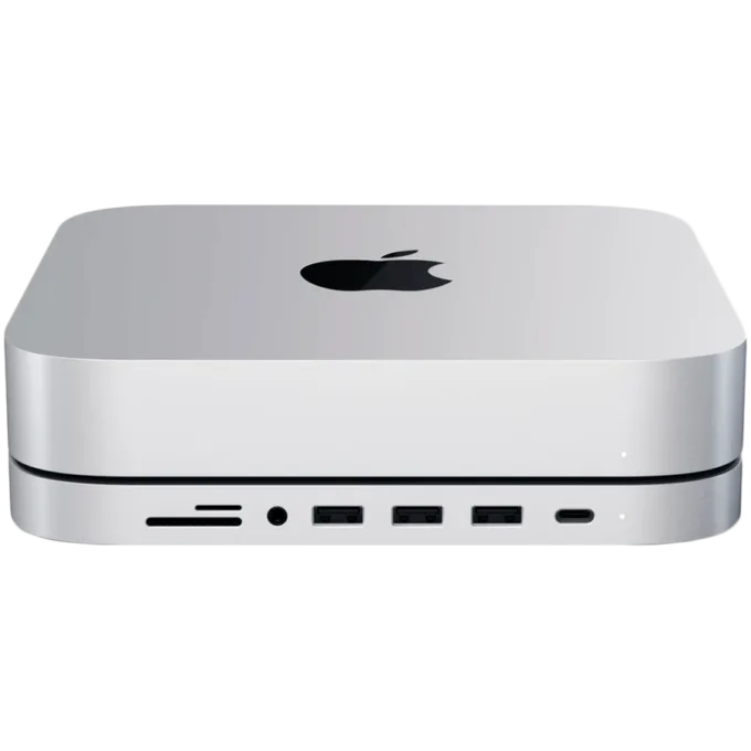 SATECHI Mac Mini Stand & Hub - Silver — image 3