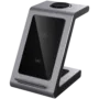 3 in 1 wireless charger Input:5V3A/9V2A/12V1.5A(QC3.0 or PD18W) Wireless: 9V1.1A/5V1.5A (7.5W/10W) Wireless for TWS: 5V 1A(Max) Wireless for Samsung: 5V 0.3A(1.5W), Aluminum+Tempered Glass