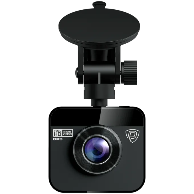 Prestigio RoadRunner 370GPS, 2.0'' IPS (320x240) display, FHD 1920x1080@30fps, HD 1280x720@30fps, AIT8336N, 2 MP CMOS GC2053 image sensor, 2 MP camera, 140° Viewing Angle, Micro USB, 120 mAh battery, GPS, Night Vision, Motion Detection, G-sensor, Cyclic Recording, color/black, plastic case — image 1