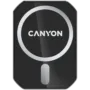 CANYON CH-15, Magnetic car holder and wireless charger, C-15-01, 15W，Input: USB-C: 5V/2A, 9V/3A;Output: 5W, 7.5W, 10W, 15W;83*60*8.15mm,0.147kg,black