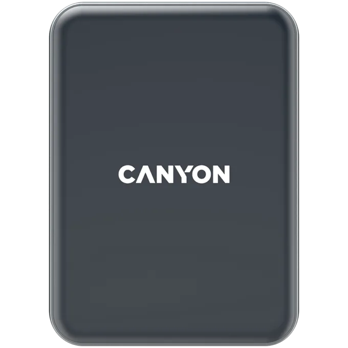CANYON CH-15, Car holder and wireless charger MegaFix, C-15, 15W, Input: USB-C: 5V/2A, 9V/3A; Output: 5W, 7.5W, 10W, 15W;89*65*12mm,0.195kg,black — image 1
