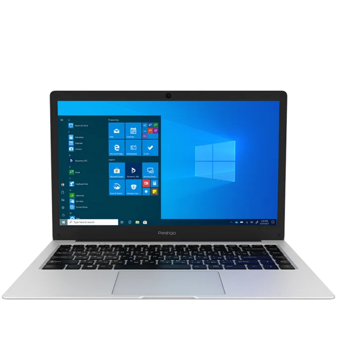 Prestigio SmartBook 141 C6, 14.1"(1366*768) TN, Windows 10 Pro, up to 2.2GHz DC AMD A4-9120e, 4/128GB, BT 4.2, WiFi, USB 3.0, USB 2.0, USB-C, HDD 2.5" slot, MicroSD card slot, mini HDMI, 0.3MP cam, EN kbd, 7.4V@5000mAh bat, Metal grey — image 1