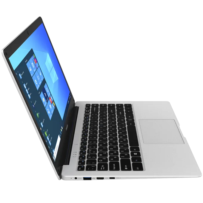 Prestigio SmartBook 141 C6, 14.1"(1366*768) TN, Windows 10 Pro, up to 2.2GHz DC AMD A4-9120e, 4/128GB, BT 4.2, WiFi, USB 3.0, USB 2.0, USB-C, HDD 2.5" slot, MicroSD card slot, mini HDMI, 0.3MP cam, EN kbd, 7.4V@5000mAh bat, Metal grey — image 6