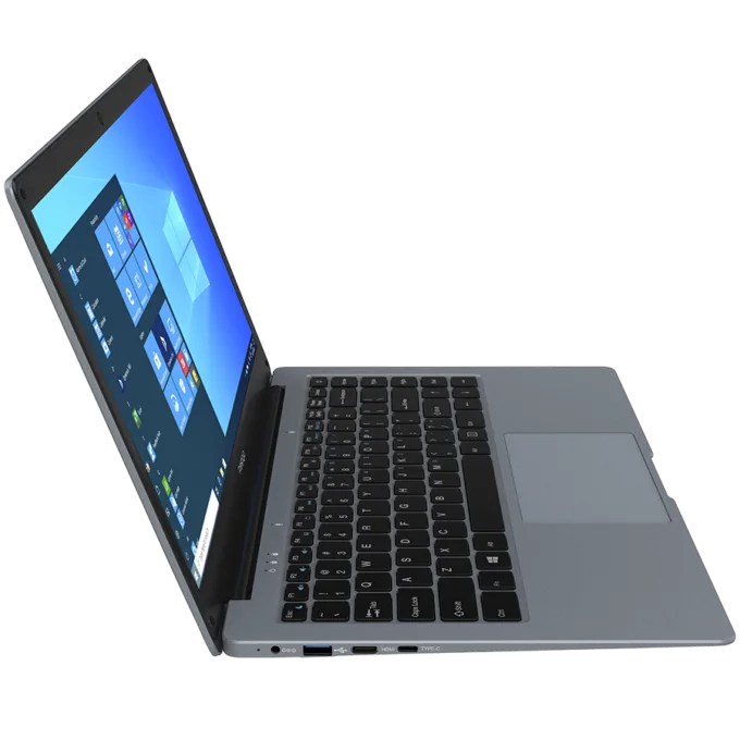 Prestigio SmartBook 141 C7, 14.1"(1366*768) TN, Windows 10 Home, up to 2.4GHz DC Intel Celeron N3350, 4/128GB, BT 4.2, WiFi 802.11 ac, USB 3.0, USB 2.0, USB-C, HDD 2.5" slot, MicroSD card slot, mini HDMI, 0.3MP cam, EN kbd, 7.4V@4800mAh bat, Dark grey — image 6