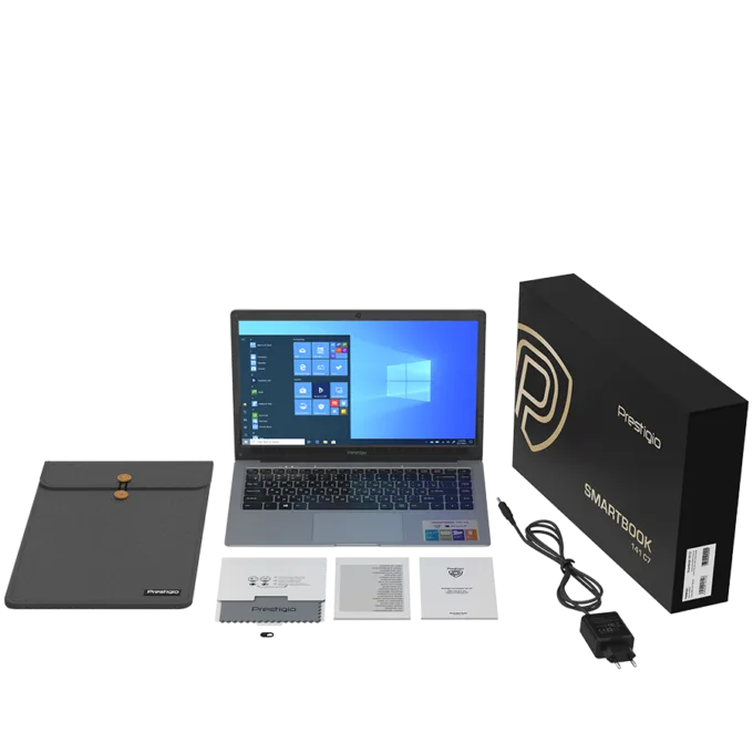 Prestigio SmartBook 141 C7, 14.1"(1366*768) TN, Windows 10 Home, up to 2.4GHz DC Intel Celeron N3350, 4/128GB, BT 4.2, WiFi 802.11 ac, USB 3.0, USB 2.0, USB-C, HDD 2.5" slot, MicroSD card slot, mini HDMI, 0.3MP cam, EN kbd, 7.4V@4800mAh bat, Dark grey — image 15