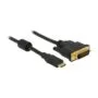 DeLOCK 1m mini-HDMI/DVI