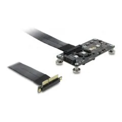 Delock PCI Express 3.0 x4 to M.2 Key M adapter with fan and cable 10 cm