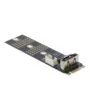 Delock Adapter M.2 Key B Plug to SATA 7 Pin Vertical