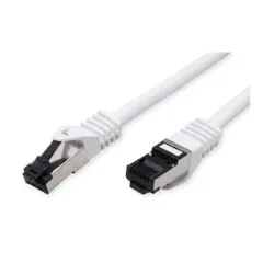 VALUE S/FTP (PiMF) patch cable Cat.8 (Class I), LSOH, stranded wire, white, 2 m