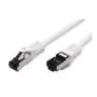 VALUE S/FTP (PiMF) patch cable Cat.8 (Class I), LSOH, stranded wire, white, 2 m