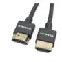 ROLINE 8K HDMI Ultra HD cable with Ethernet, Slim, ST/ST, black, 1 m