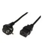 ROLINE power cable Protective contact- IEC320-C19 16A, black, 0.8 m