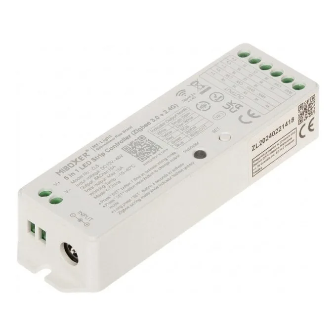 LED Controller Classic-Serie 5in1 RGB-WW (RGB-CCT) DC12~48V Zigbee 3.0/2.4G*Milight/Miboxer* — image 1