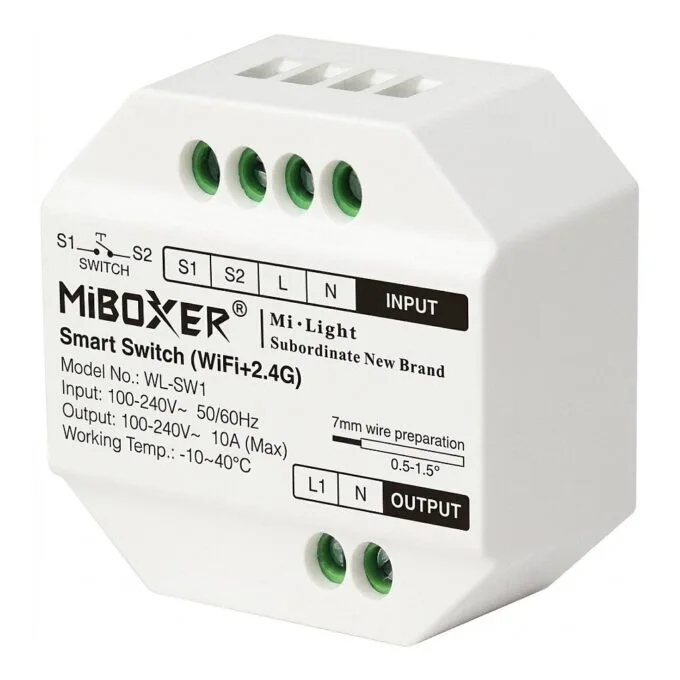 LED Wifi Smart Switch 10A WiFi+2,4G *Milight/Miboxer* — image 1