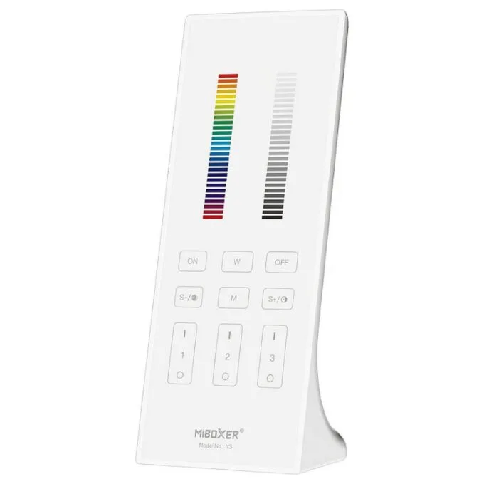 LED Fernbedienung 2,4GHz RGB-WW (RGB-CCT) 3 Zonen vertikal (w) *Milight/Miboxer* — image 1
