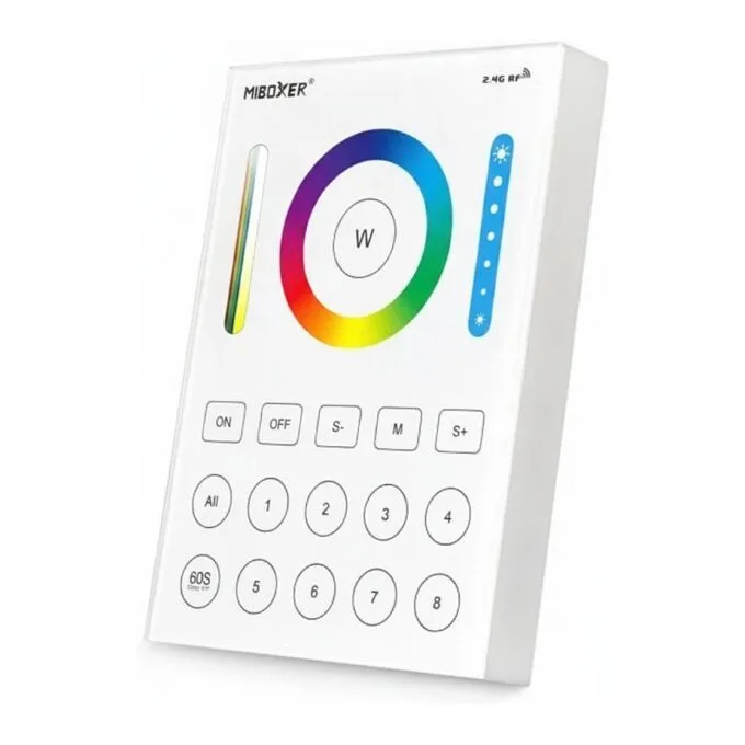 LED Fernbedienung Smart Panel RGB-WW (RGB-CCT) 8 Zonen *Milight/Miboxer* — image 1