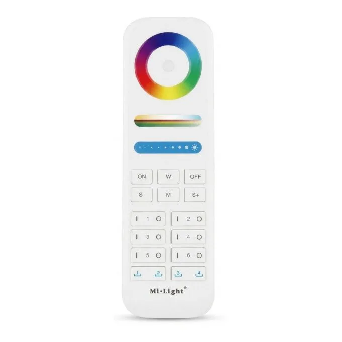 LED Fernbedienung RGB-WW (RGB-CCT) 6 Zonen + 2 Szenen *Milight/Miboxer* — image 1