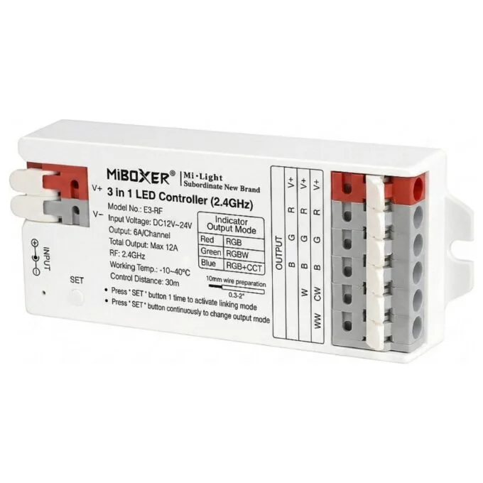 LED Controller E-Serie 3in1 (RGB/RGB-W/RGB+CCT) 2,4GHz*Milight/Miboxer* — image 1