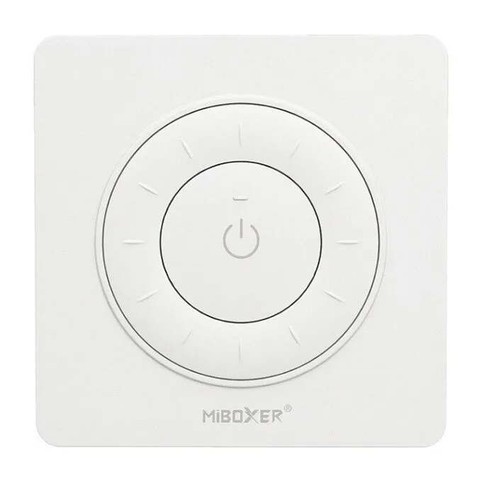 LED remote control Rotating Wheel Remote 2.4GHz (w) dual white (CCT) round corners *Milight/Miboxer * — image 1