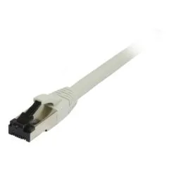 Synergy21 patch cable RJ45, CAT8.1 2000Mhz, 5m, grey, S-STP(S/FTP), TPE/LSZH(SuperFlex), AWG26,