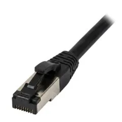 Synergy21 patch cable RJ45, CAT8.1 2000Mhz, 5m, black, S-STP(S/FTP), TPE/LSZH(SuperFlex), AWG26,