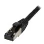 Synergy21 patch cable RJ45, CAT8.1 2000Mhz, 5m, black, S-STP(S/FTP), TPE/LSZH(SuperFlex), AWG26,