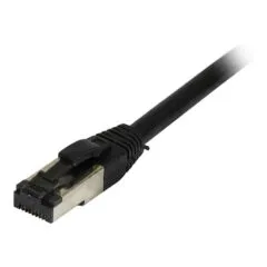 Synergy21 patch cable RJ45, CAT8.1 2000Mhz, 2m, black, S-STP(S/FTP), TPE/LSZH(SuperFlex), AWG26,