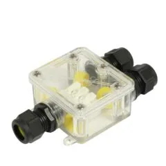 Synergy21 Outdoor cable connector IP68 Box 3 ports transparent