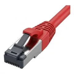Synergy21 patch cable RJ45, CAT8.1 2000Mhz, 0,15m, red, S-STP(S/FTP), TPE/LSZH(SuperFlex), AWG26,