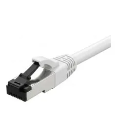 Synergy21 patch cable RJ45, CAT8.1 2000Mhz, 7,5m, white, S-STP(S/FTP), TPE/LSZH(SuperFlex), AWG26,