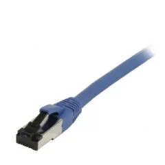 Synergy21 patch cable RJ45, CAT8.1 2000Mhz, 0,5m, blue, S-STP(S/FTP), TPE/LSZH(SuperFlex), AWG26,