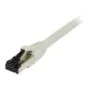 Synergy21 patch cable RJ45, CAT8.1 2000Mhz, 0,5m, grey, S-STP(S/FTP), TPE/LSZH(SuperFlex), AWG26,