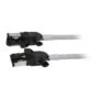 Synergy21 Patchkabel RJ45, CAT6A 500Mhz, 3m, grau, S/FTP, slimline rund d=4,5mm, TPE/LSZH(Superflex), AWG28, mit CAT7 Rohk., drehbarer Stecker,