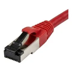 Synergy21 patch cable RJ45, CAT8.1 2000Mhz, 1,5m, red, S-STP(S/FTP), TPE/LSZH(SuperFlex), AWG26,