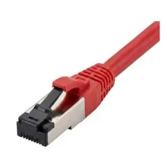 Synergy21 patch cable RJ45, CAT8.1 2000Mhz, 3m, red, S-STP(S/FTP), TPE/LSZH(SuperFlex), AWG26,