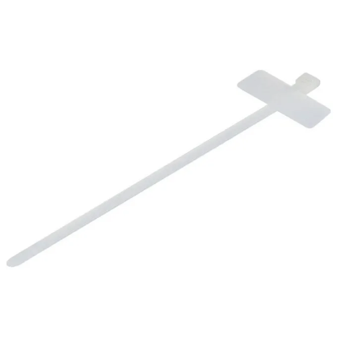 Synergy21 ALLNET 19zbh. Kabelbinder, mit Markierfläche, L100xB2,5mm, 100er Pack, Transparent — image 1