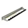 Synergy21 Keystone, module carrier, 19 patch panel for 24xTP module, 1HE(t 94mm), light gray, V4 with cable clamp