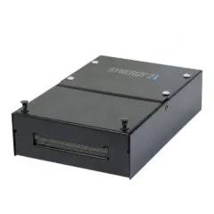 Synergy21 Keystone, Modulträger, Patchpanel für 4x TP-Modul, Aufputz, Metallklappbox(Consolidation Point Box), Schwarz