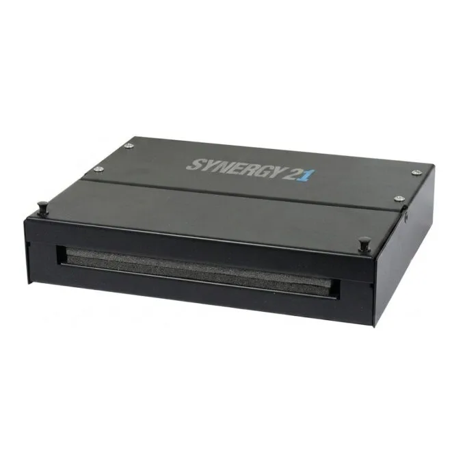 Synergy21 Keystone, Modulträger, Patchpanel für 12x TP-Modul, Aufputz, Metallklappbox(Consolidation Point Box), Schwarz — image 1