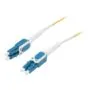 Synergy21 LWL-2-Faser-Patchk. 1,0mtr.LC-LC, 9/125um, OS2, Uniboot(drehbar), Push/Pull, AD=2mm,