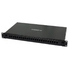 Synergy21 LWL-Patchpanel für 24xLC-Duplex-Buchsen, 19/1HE, ohne LC-Kupplungen, Schwarz