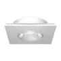 Synergy 21 LED Deckeneinbauspot Helios weiß, quadratisch, warmweiß