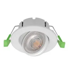 Synergy 21 LED ceiling built-in spot Phos pivoting round white CCT switchable