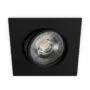Synergy 21 LED Deckeneinbauspot Helios schwarz, quadratisch+schwenkbar, warmweiß