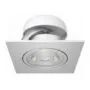 Synergy 21 LED Deckeneinbauspot Helios silber, quadratisch+schwenkbar, warmweiß