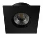 Synergy 21 LED Deckeneinbauspot Helios schwarz, quadratisch, warmweiß