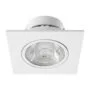 Synergy 21 LED Deckeneinbauspot Helios weiß, quadratisch+schwenkbar, warmweiß