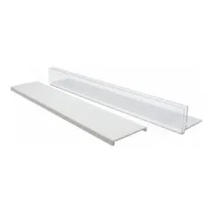 Synergy 21 LED U-profile tob ALU114 PMMA opal diffuser/cover