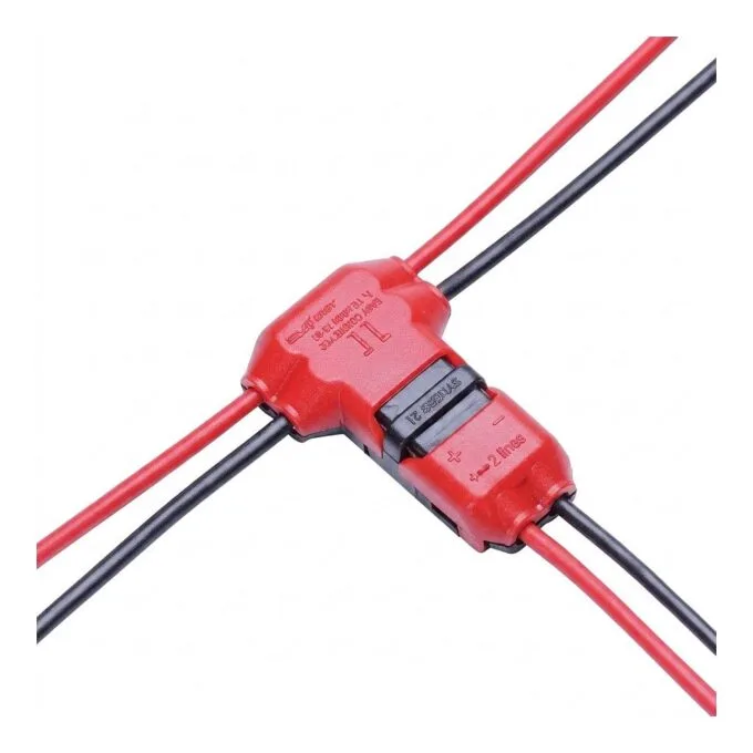 Synergy 21 LED FLEX Strip zub. Easy Connect T shape for 2 line red — image 1